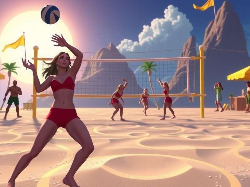 Magic Beach Volley Battle Gameplay